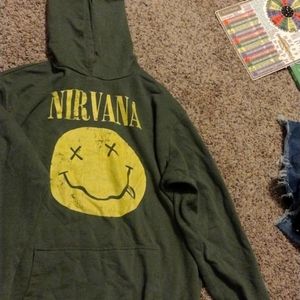 Distressed Nirvana hoodie